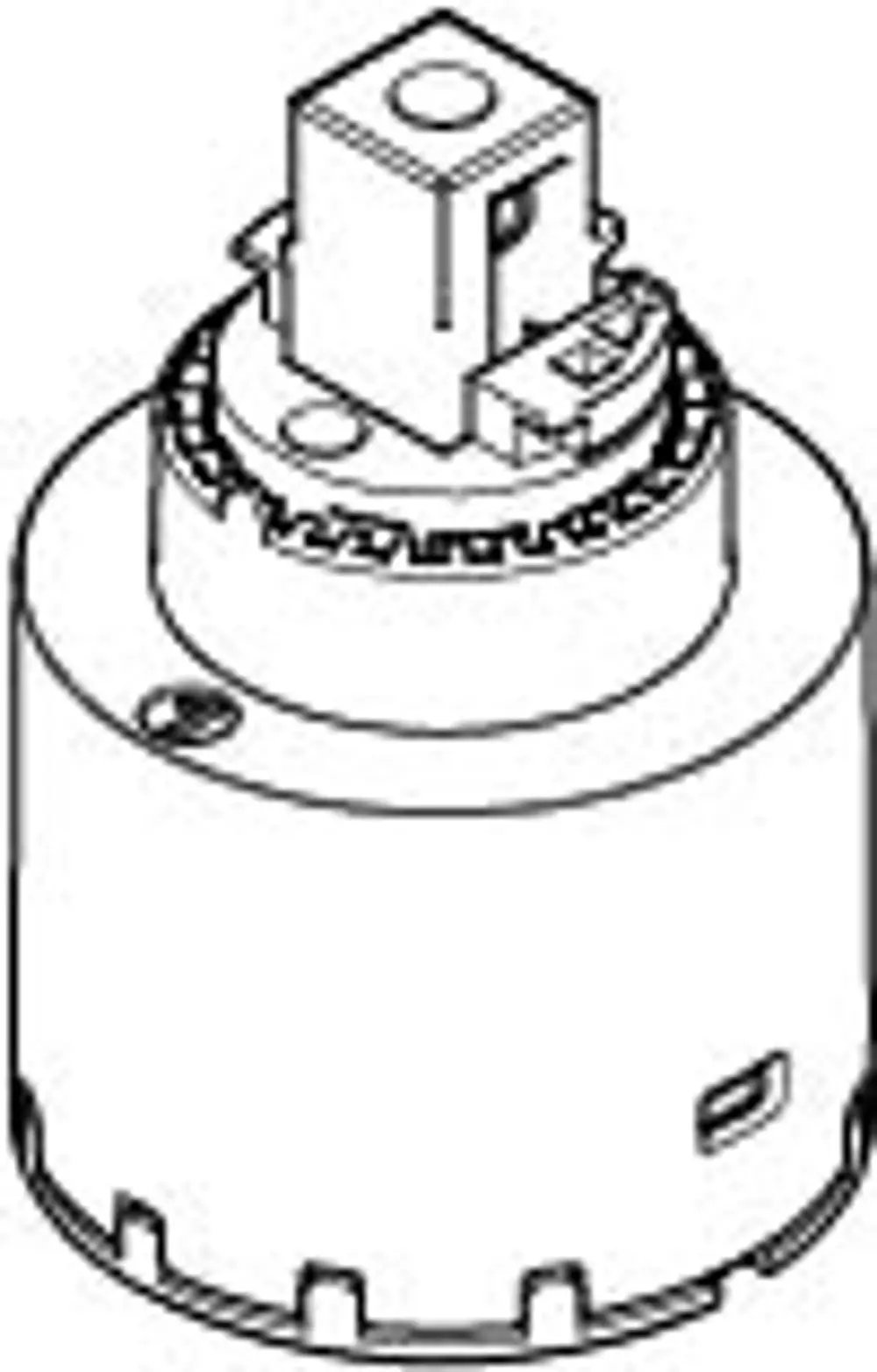 DORNBRACHT Kartusche schwarz ERSATZTEILE 90150504500 D. 35 x 52 mm, 9015050450090 Galeriebild 1